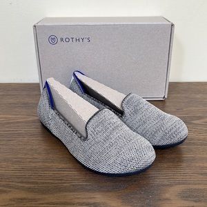 NEW Rothy’s The Kids Loafer in Taupe Heather Size 13